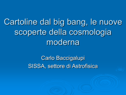 cartoline dal big bang, le nuove scoperte della cosmologia moderna