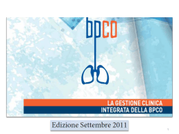 La gestione clinica integrata della BPCO
