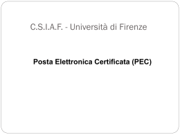 C.S.I.A.F. - Università di Firenze