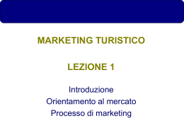 c01 - Economia e Marketing del turismo e comunicazione del territorio
