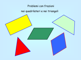 Quadrilateri e triangoli
