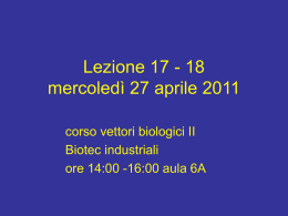 Lez_17-18_vettori_27-4-11 - Università degli Studi di Roma Tor