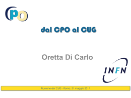 Presentazione Oretta - dal CPO al CUG