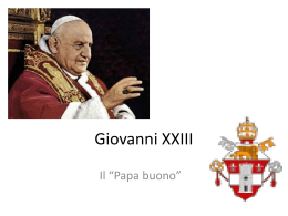 Giovanni XXIII il Papa buono