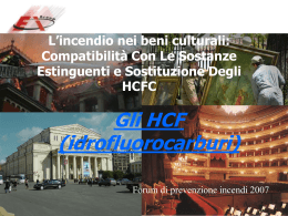 Gli HCF - Forum di Prevenzione Incendi