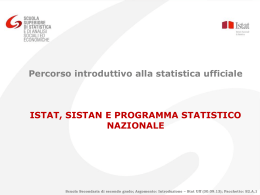 Istat, Sistan e Programma statistico nazionale
