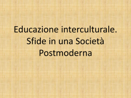 Intercultural Education-postmodern society _ITA