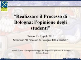 Marzia Foroni, Bologna Expert