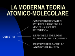 la moderna teoria atomico-molecolare