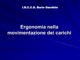 ergonomia - I.R.C.C.S. Burlo Garofolo