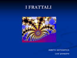 web quest_I Frattali - Sergio Simone matem`Arte