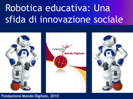 Robotica_AlfonsoMolina - Fondazione Mondo Digitale