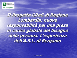 L`esperimento del CREG in Lombardia in un`azienda pilota
