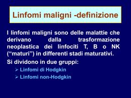 Linfomi - Patologia Medica 1