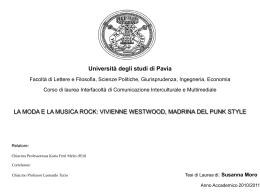 Tesi Susanna Moro - cim - Università degli studi di Pavia