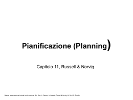 Pianificazione (Planning)