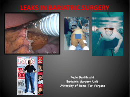 Laparoscopic Bariatric Surgery: State of the Art