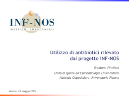 3- Utilizzo antibiotici rilevato da INF-NOS