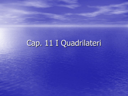 Cap. 11 I Quadrilateri