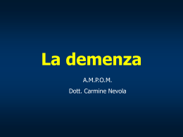 La Demenza - Alzheimer