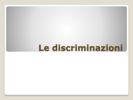 Dir lav UE 2010 11 (6) Discriminazioni