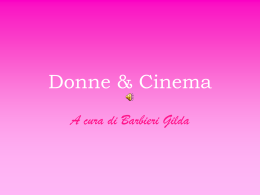 Donne & Cinema - ludus litterarius