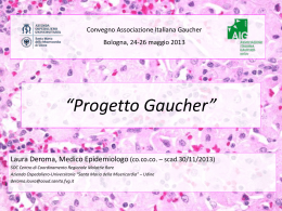 “Progetto Gaucher” - Associazione Italiana Gaucher
