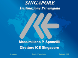 Singapore - Confindustria Vicenza