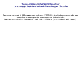 Italiani, media ed influenzamento politico( 180 kb)