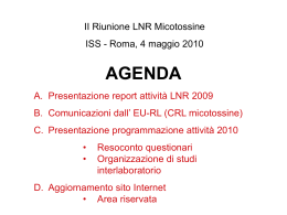 C. Presentazione programmazione attività 2010