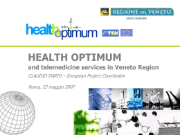 HEALTH OPTIMUM and telemedicine services in Veneto Region