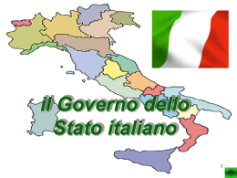 Una presentazione sugli Organi Costituzionali italiani