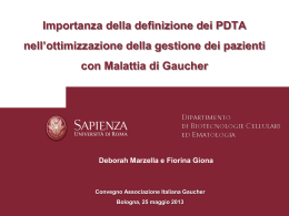 PDTA - Associazione Italiana Gaucher