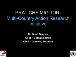 PRATICHE MIGLIORI Multi-Country Action Research Initiative