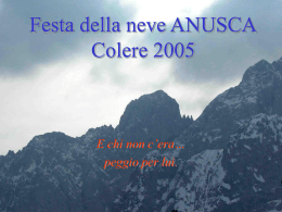 Festa della neve ANUSCA Colere 2005