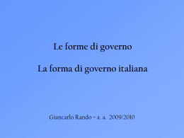 Forma di governo italiana