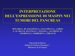 Interpretation of maspin expression in pancreatic tumors