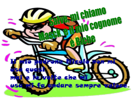La bici (Nicolò) - Sito Istituto Comprensivo di Avigliana TO