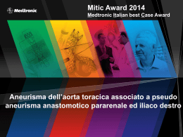 Mitic Award 2012 Medtronic Italian besT Case Award
