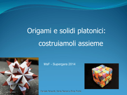 Origami - Matematica senza frontiere