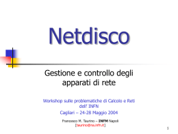 Netdisco: un tool web-based per la gestione degli apparati di