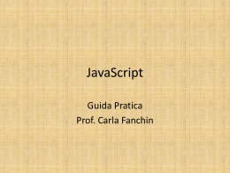 Breve introduzione a JavaScript