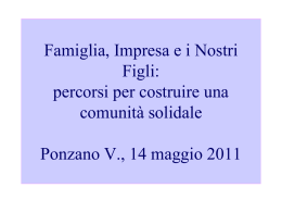 Famiglia, Impresa ei Nostri Figli - TrevisoSystem