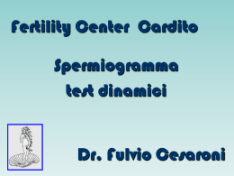 Spermiogramma test dinamici