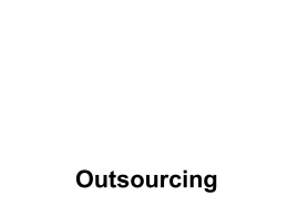 10 Outsourcing