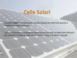 cella solare - Università Ca` Foscari di Venezia