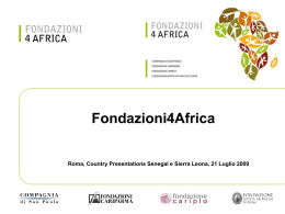 Fondazioni4Africa