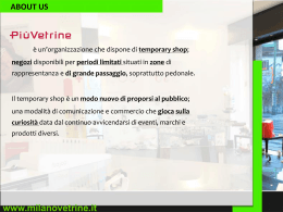 Diapositiva 1 - Milanovetrine