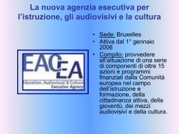 EACEA (Education, Audiovisual & Culture Executive Agency)