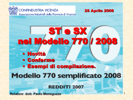 Diapositive Mod.770-2008 ST SX